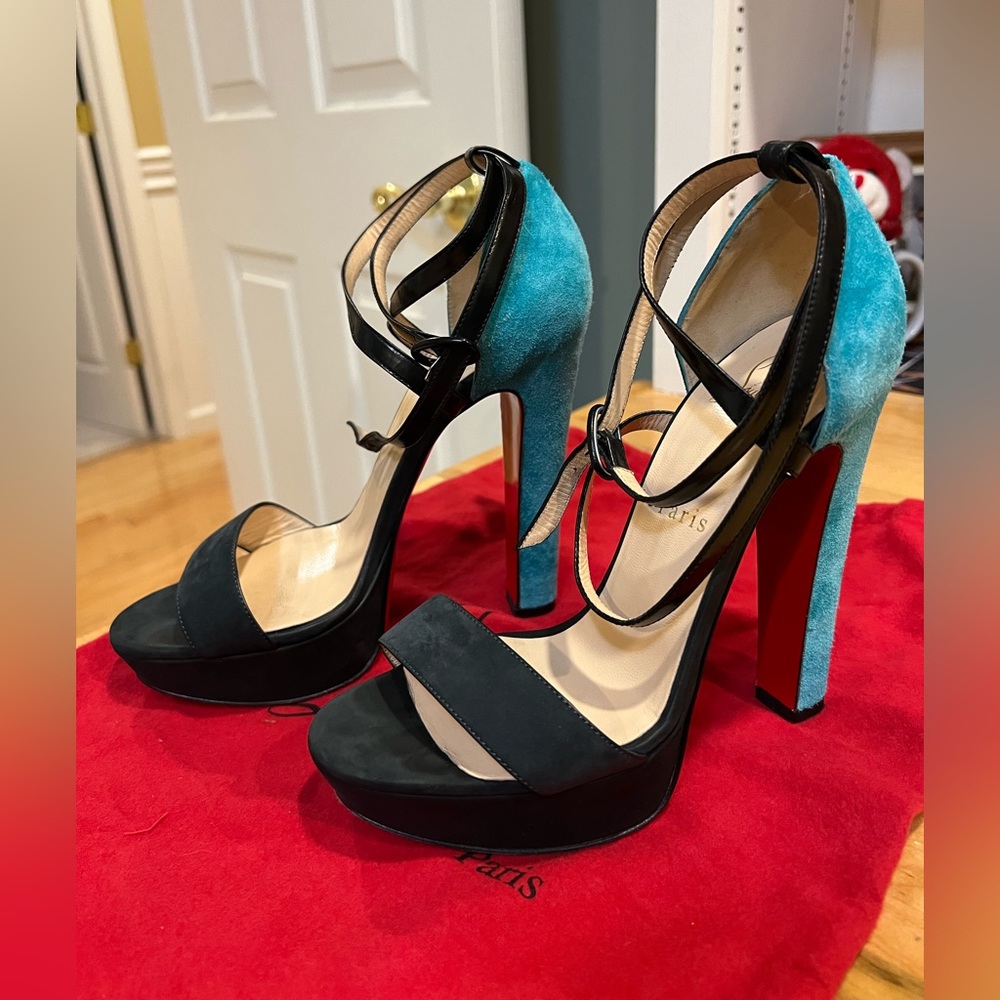 Christian louboutin summerissima 140 heels size 37